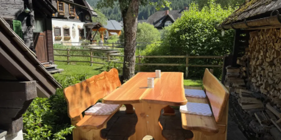 Fischerhütte Gartengarnitur